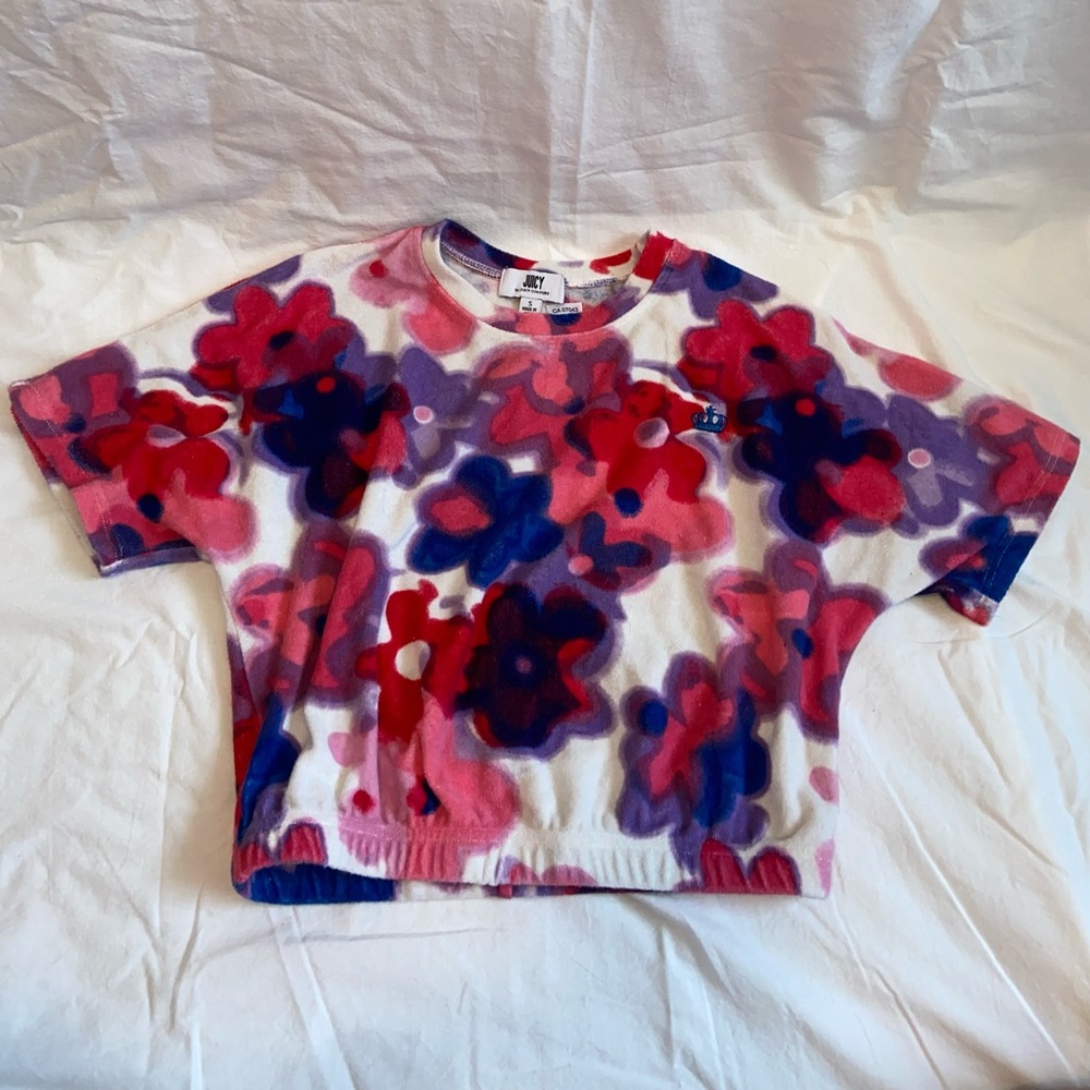 Juicy couture terry cloth t-shirt
